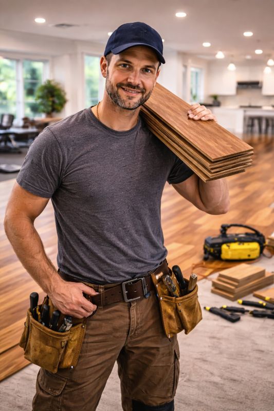 Our team working on Flooring Service projects in Stark County, OH