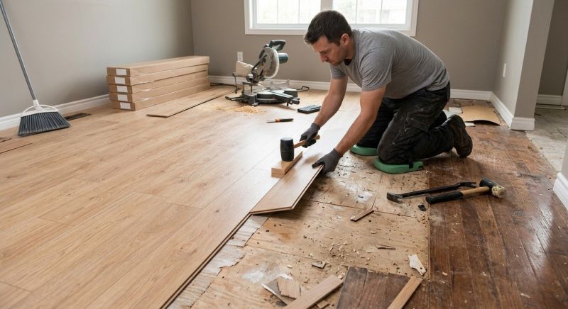 Laminate Floor Installation in Homeworth, OH