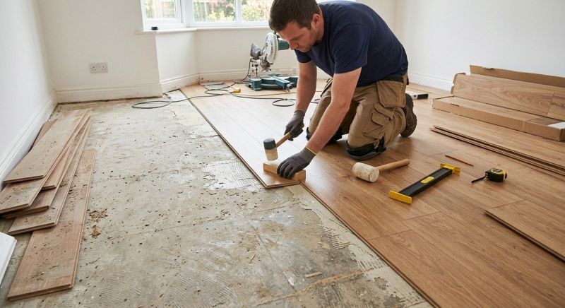 Laminate Floor Installation in Louisville, OH