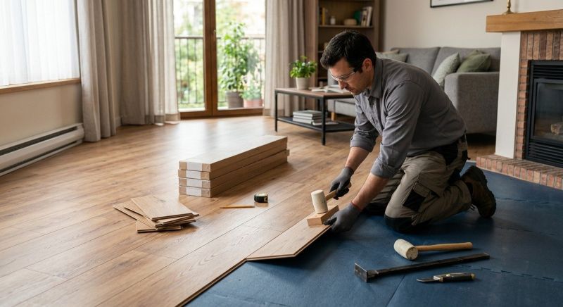 Laminate Floor Replacement in Canton, OH