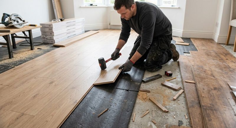 Laminate Floor Replacement in East Canton, OH