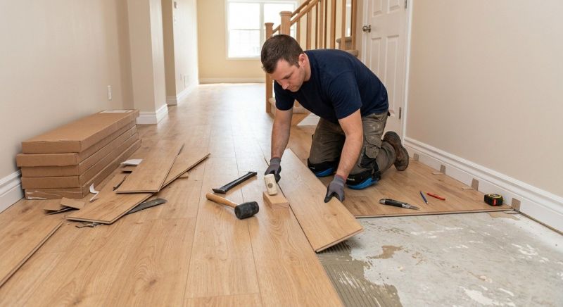 Laminate Floor Replacement in Stark County, OH