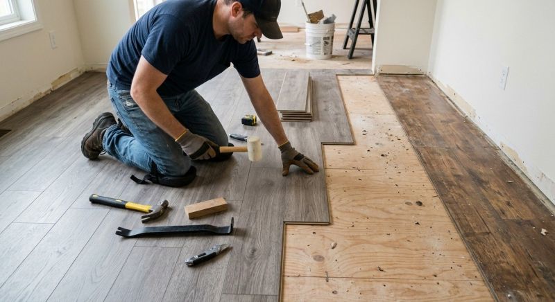 Laminate Floor Replacement in Louisville, OH