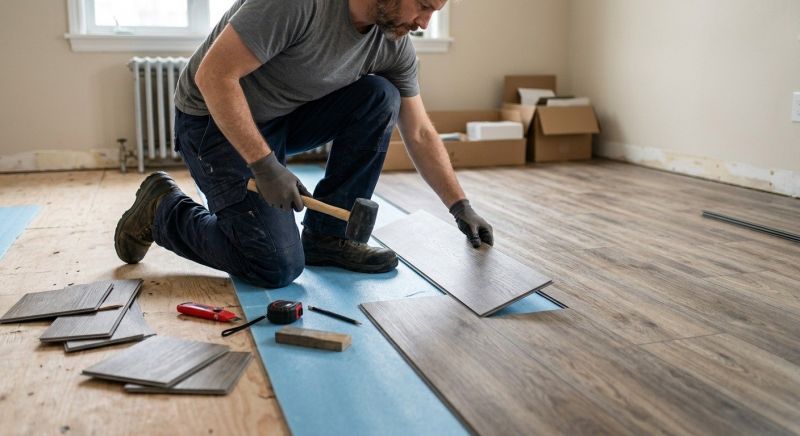 Linoleum Floor Installation in Barberton, OH