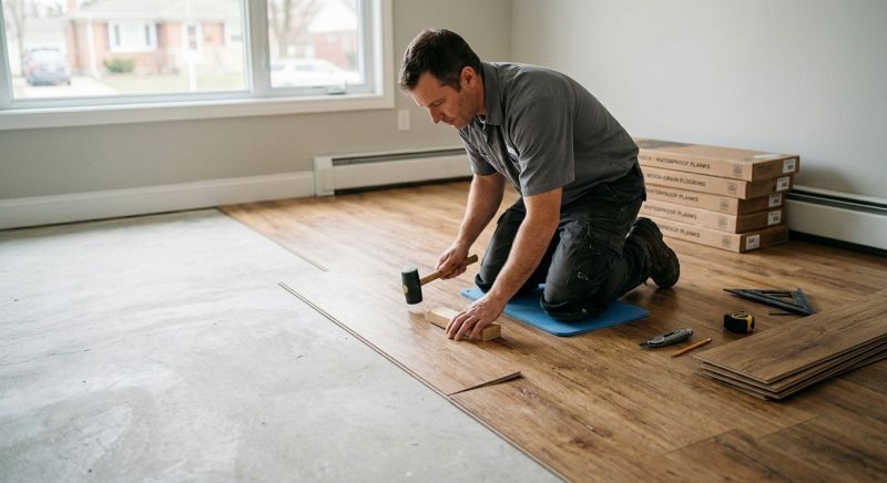 Linoleum Floor Installation in Massillon, OH