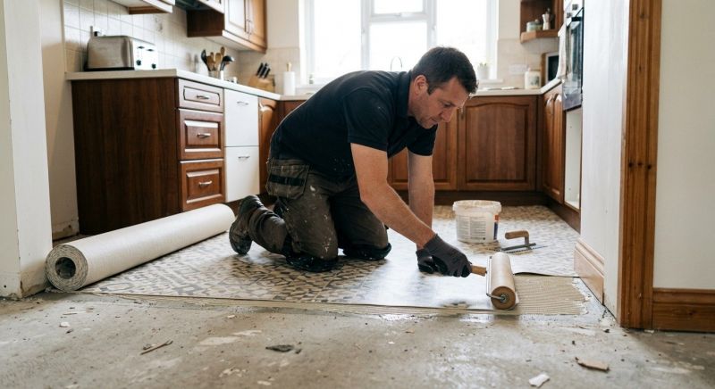 Linoleum Floor Installation in New Philadelphia, OH