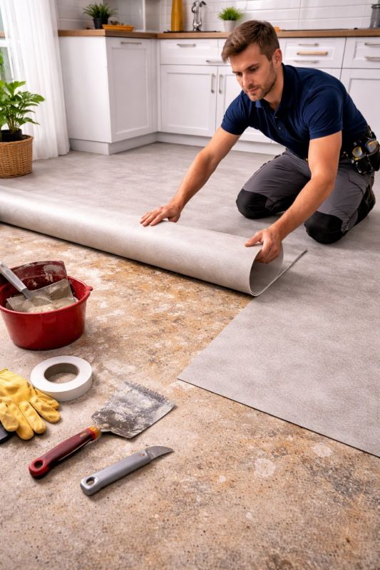 Linoleum Floor Installation in Wooster, OH