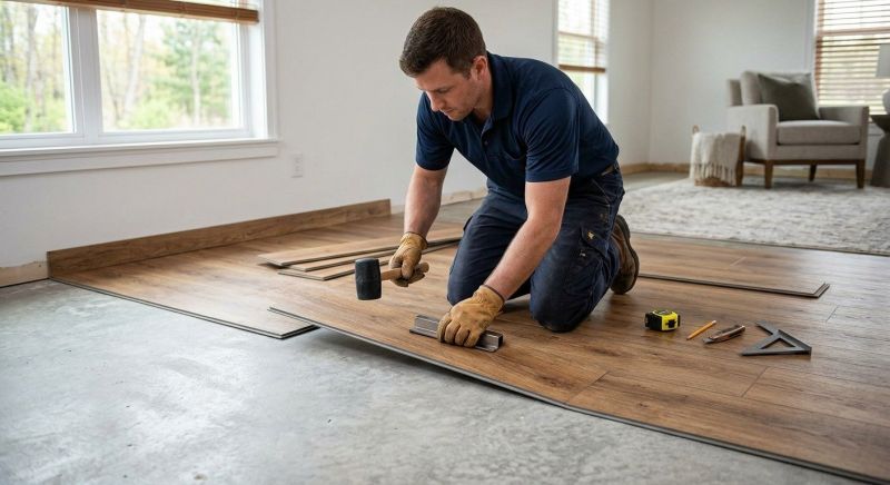 Luxury Vinyl Tile Installation in Cuyahoga Falls, OH
