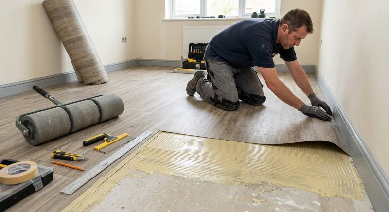 Sheet Flooring Installation in Stark County, OH