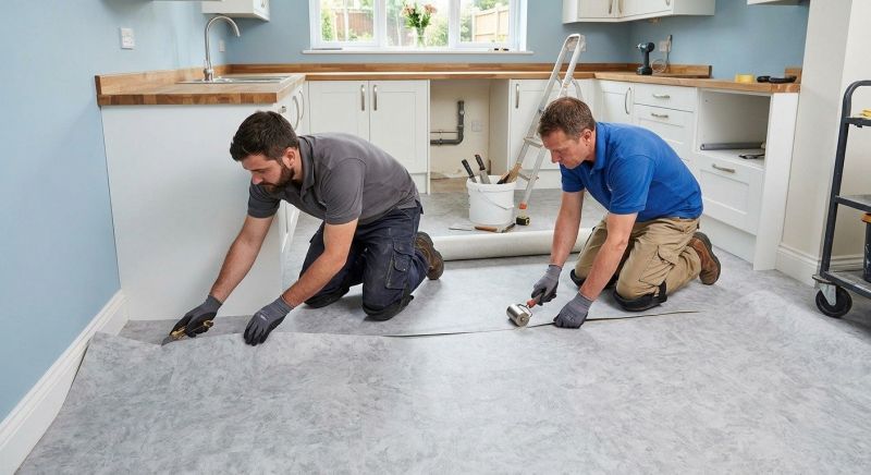 Sheet Linoleum Installation in Stark County, OH