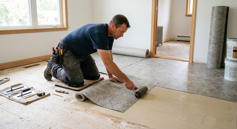 Sheet Vinyl Installation in Cuyahoga Falls, OH
