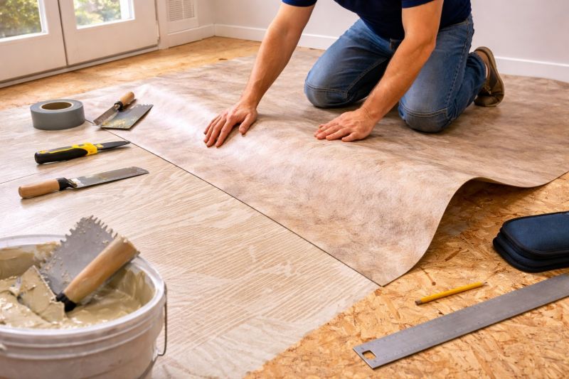 Sheet Vinyl Installation in Rittman, OH