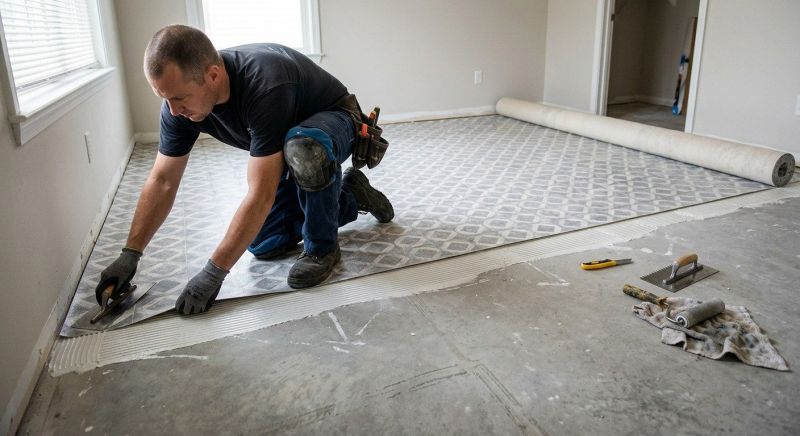 Sheet Vinyl Installation in Summit County, OH